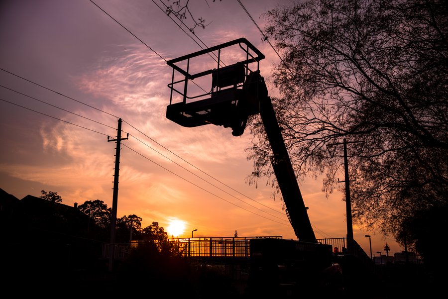 Sunset Powerlines