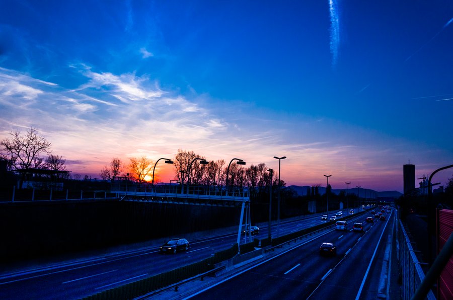 Sunset Traffic