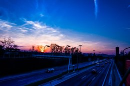 Sunset Traffic