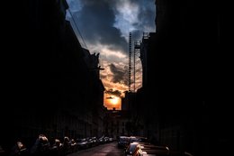 Street Sunset